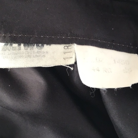 Vintage Brooks Brothers charcoal grey pinstripe 3 button wool suitcoat 44Reg EUC - Picture 12 of 13